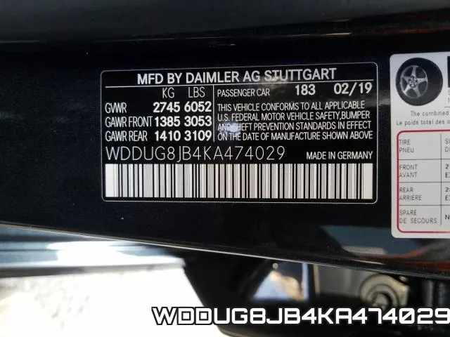 WDDUG8JB4KA474029 фото 2
