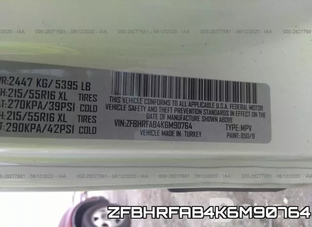 ZFBHRFAB4K6M90764 фото 10
