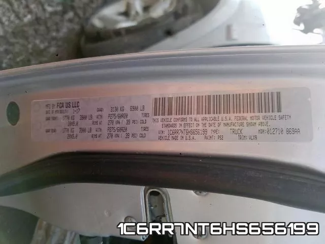 1C6RR7NT6HS656199 фото 2