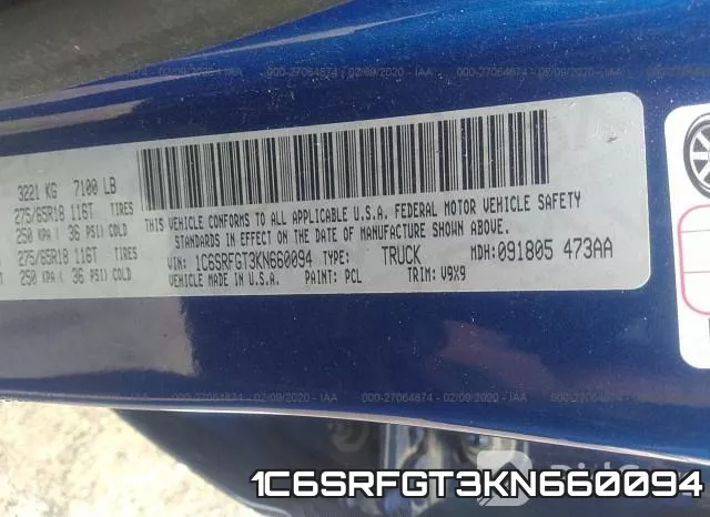 1C6SRFGT3KN660094 фото 10