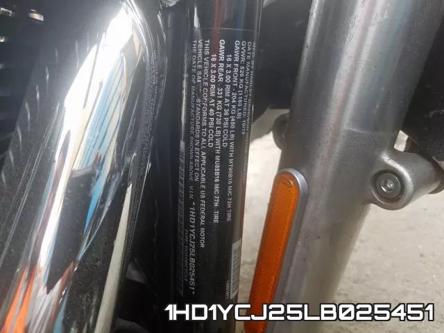 1HD1YCJ25LB025451 фото 2