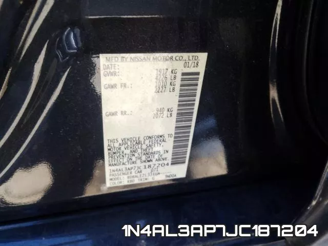 1N4AL3AP7JC187204 фото 2