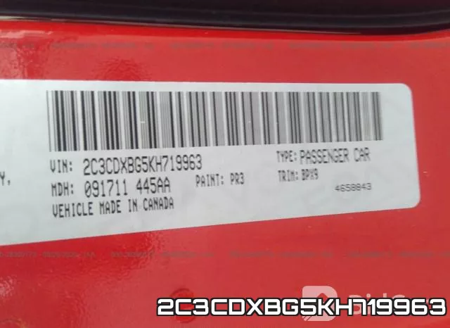 2C3CDXBG5KH719963 фото 10