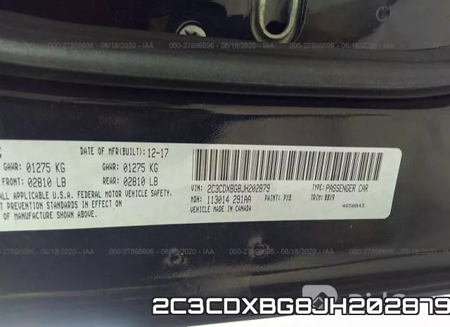 2C3CDXBG8JH202879 фото 10