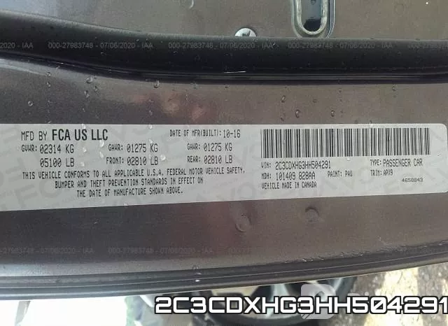 2C3CDXHG3HH504291 фото 10