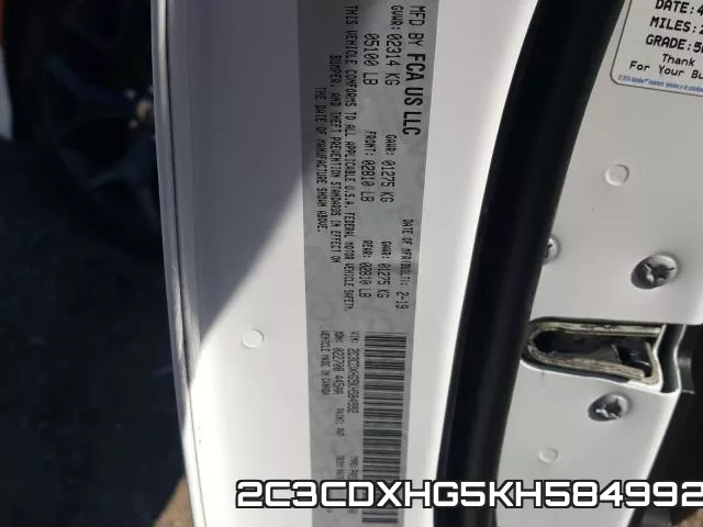 2C3CDXHG5KH584992 фото 2