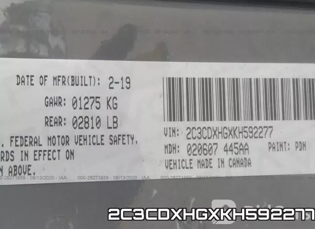 2C3CDXHGXKH592277 фото 10