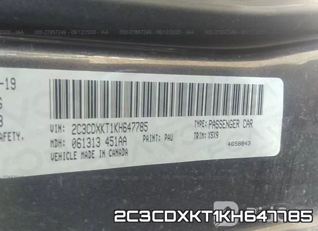 2C3CDXKT1KH647785 фото 10