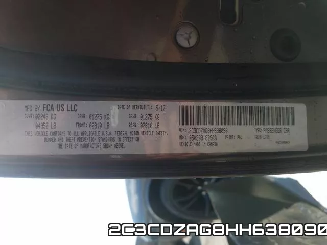 2C3CDZAG8HH638090 фото 2