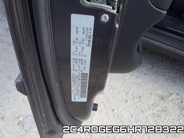 2C4RDGEG6HR728322 фото 2