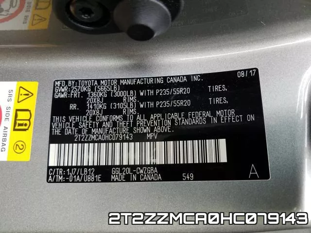 2T2ZZMCA0HC079143 фото 2