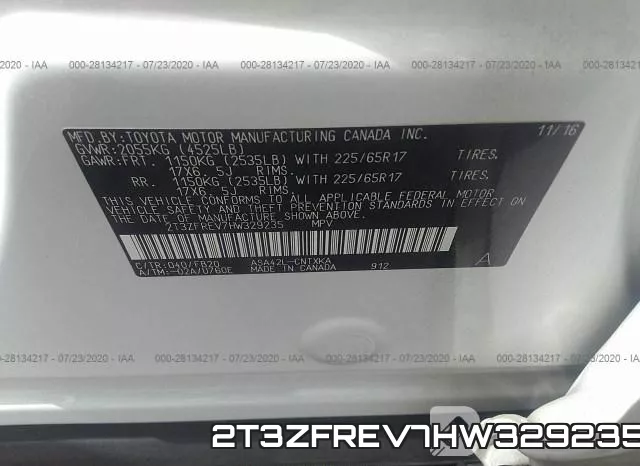 2T3ZFREV7HW329235 фото 10