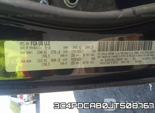 3C4PDCAB0JT508767 фото 10