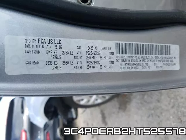 3C4PDCAB2HT525578 фото 2