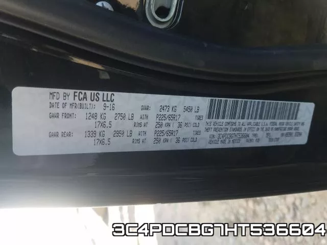 3C4PDCBG7HT536604 фото 2