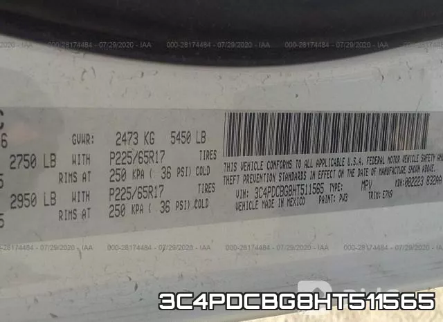 3C4PDCBG8HT511565 фото 10