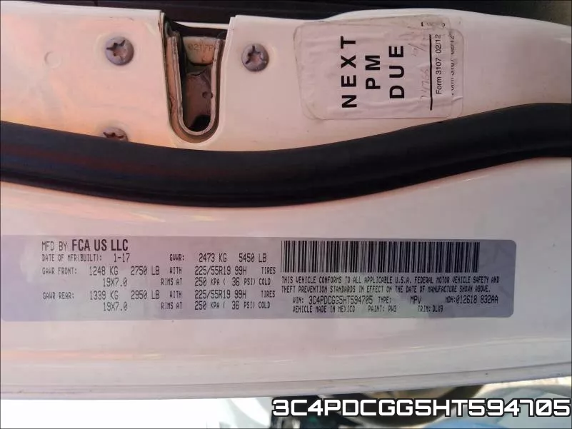 3C4PDCGG5HT594705 фото 2