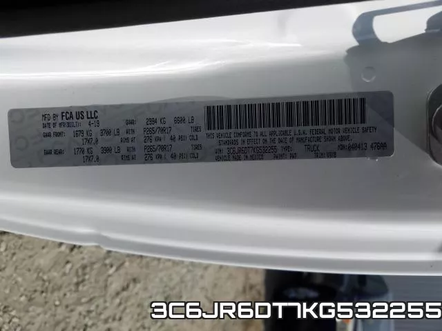 3C6JR6DT7KG532255 фото 2