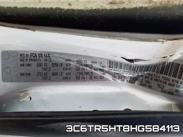 3C6TR5HT8HG584113 фото 2