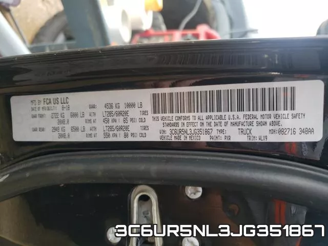 3C6UR5NL3JG351867 фото 2