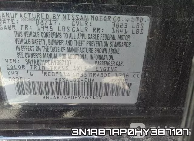 3N1AB7AP0HY387107 фото 10