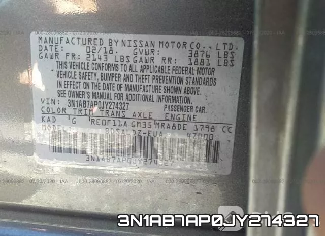3N1AB7AP0JY274327 фото 10