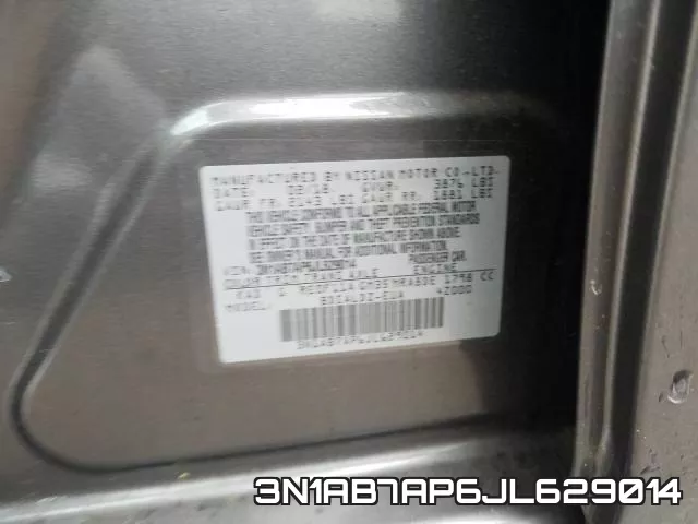 3N1AB7AP6JL629014 фото 2