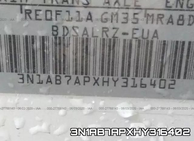 3N1AB7APXHY316402 фото 10