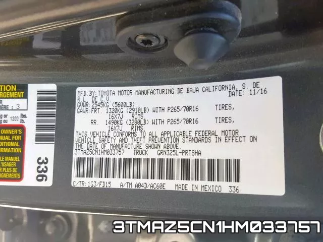 3TMAZ5CN1HM033757 фото 2