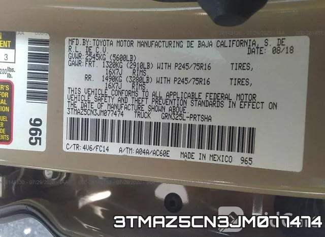 3TMAZ5CN3JM077474 фото 10