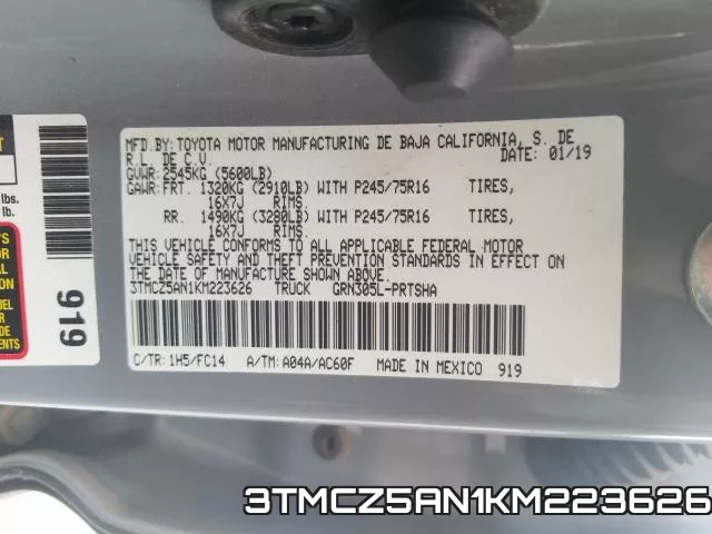 3TMCZ5AN1KM223626 фото 2