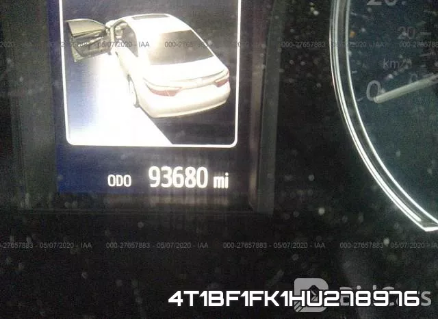 4T1BF1FK1HU278976 фото 8