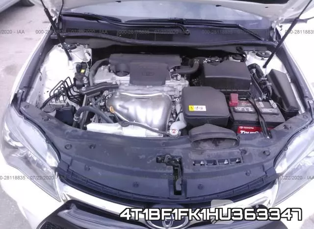 4T1BF1FK1HU363347 фото 2