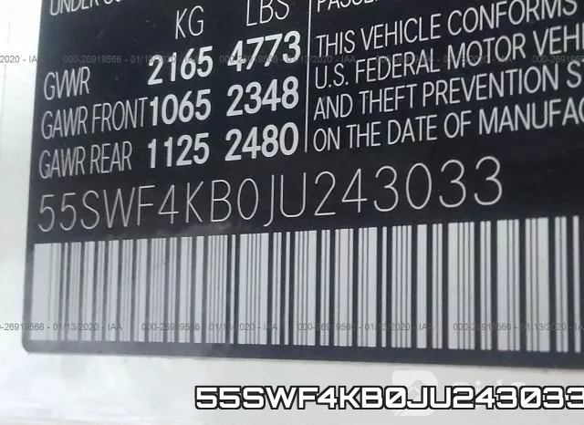 55SWF4KB0JU243033 фото 10