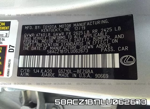 58ACZ1B17LU062673 фото 10
