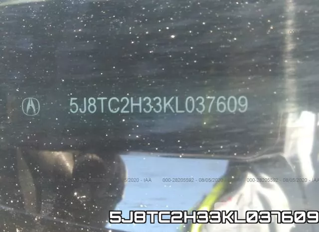 5J8TC2H33KL037609 фото 10