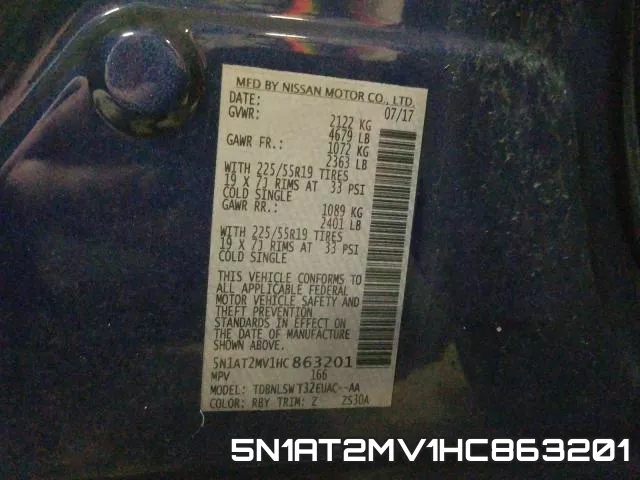 5N1AT2MV1HC863201 фото 2
