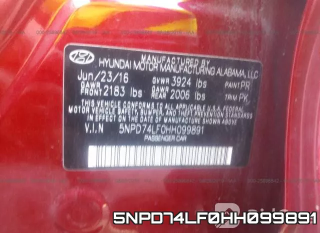 5NPD74LF0HH099891 фото 10
