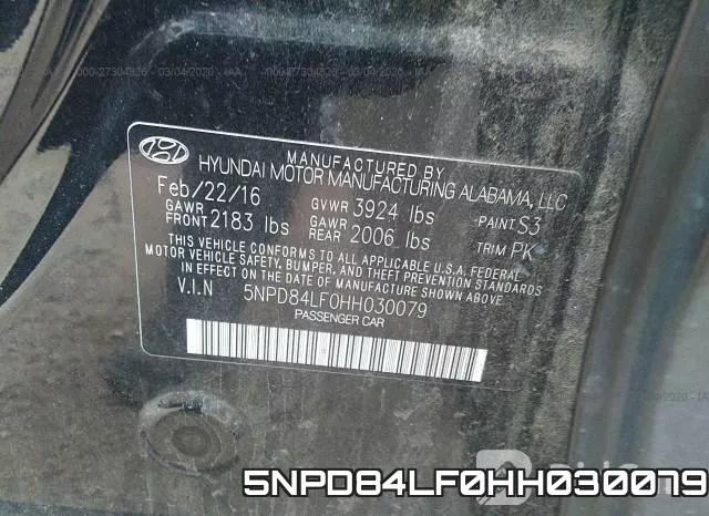 5NPD84LF0HH030079 фото 10
