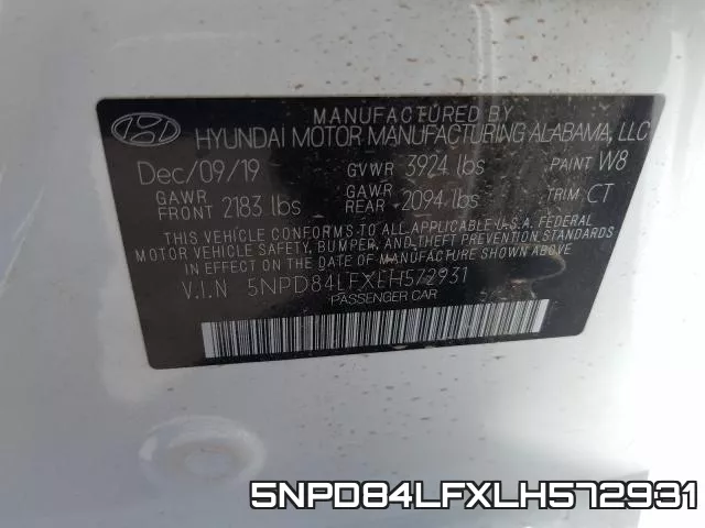 5NPD84LFXLH572931 фото 2