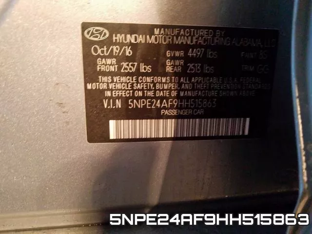5NPE24AF9HH515863 фото 2