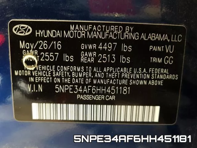 5NPE34AF6HH451181 фото 2