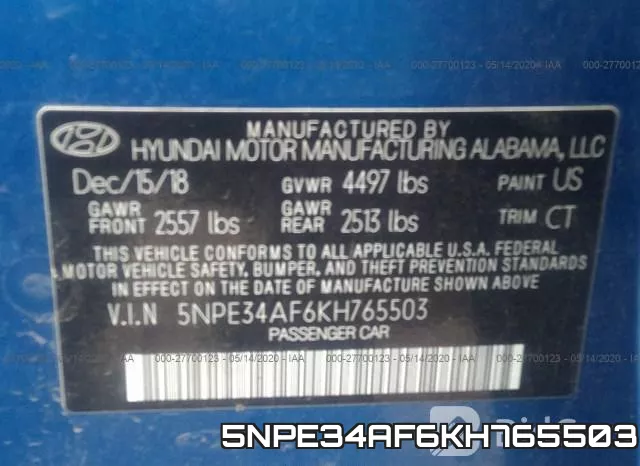 5NPE34AF6KH765503 фото 10