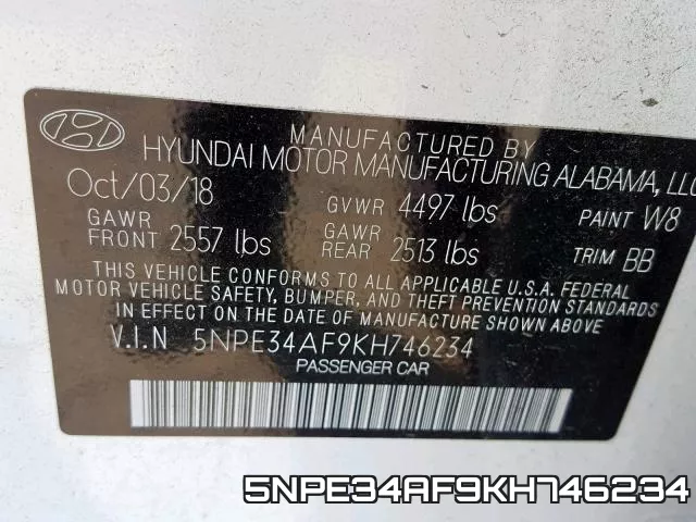5NPE34AF9KH746234 фото 2