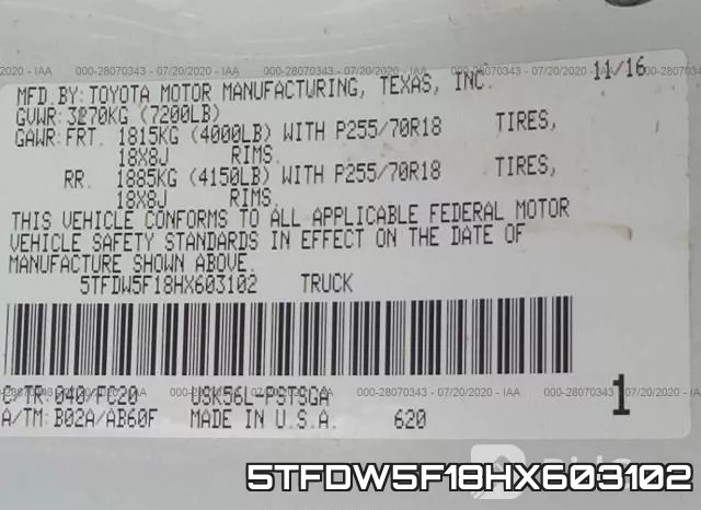 5TFDW5F18HX603102 фото 10