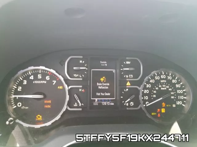 5TFFY5F19KX244711 фото 9