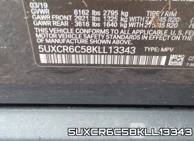 5UXCR6C58KLL13343 фото 10