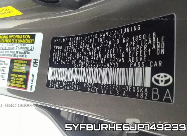5YFBURHE6JP749233 фото 10