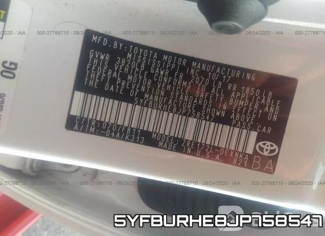 5YFBURHE8JP758547 фото 10