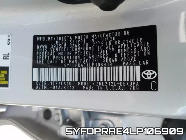 5YFDPRAE4LP106909 фото 2